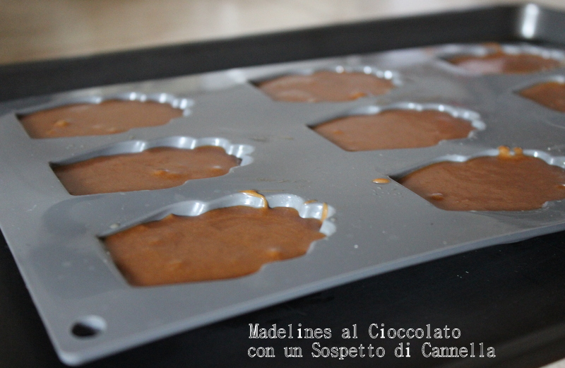madeline al cioccolato e cannella